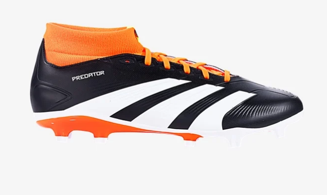 adidas Predator League Sock FG - Black/White/Red Men's Footwear - Third Coast Soccer