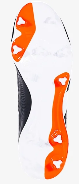adidas Predator League Sock FG - Black/White/Red Mens Firm Ground   - Third Coast Soccer
