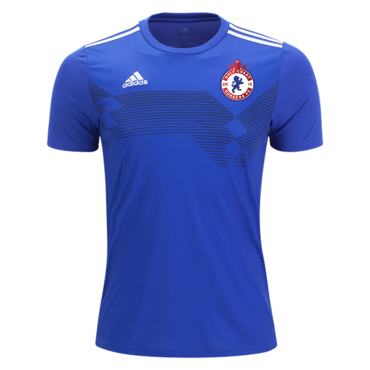 adidas Rangers Campeon 19 Jersey - Royal Gulf Coast Rangers Mens Small Bold Blue/White - Third Coast Soccer