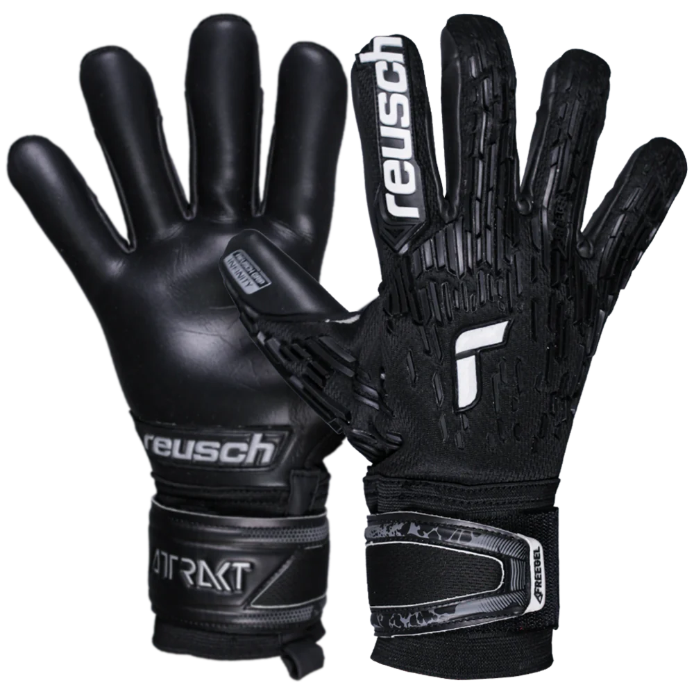 Reusch Attrakt Freegel Infinity Finger Support Goalkeeper Gloves Goalkeeper   - Third Coast Soccer