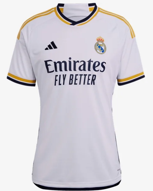 adidas Real Madrid Women's Home Jersey 23/24 Club Replica   - Third Coast Soccer
