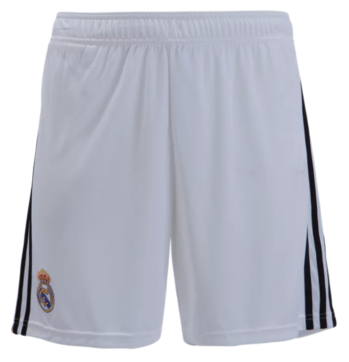 adidas Real Madrid Home Short 18/19 Club Replica Corewhite/Black Mens Small - Third Coast Soccer