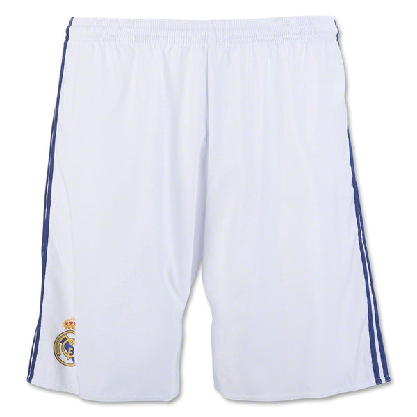 adidas Real Madrid Home Short 16/17 Club Replica Crystalwhtie/Rawpurple Mens Small - Third Coast Soccer