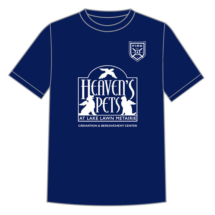 Men's Fire Ignite Max Practice Tee Louisiana Fire Academy Navy Mens Small - Third Coast Soccer