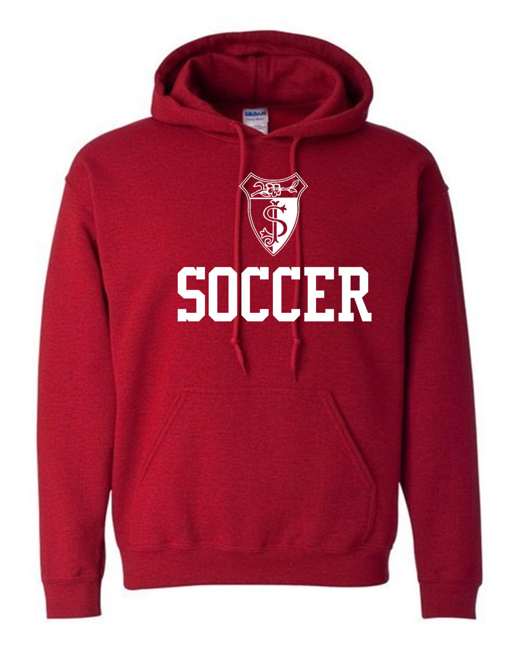 SJA Hoody St. Joesphs Academy Red Mens Small - Third Coast Soccer