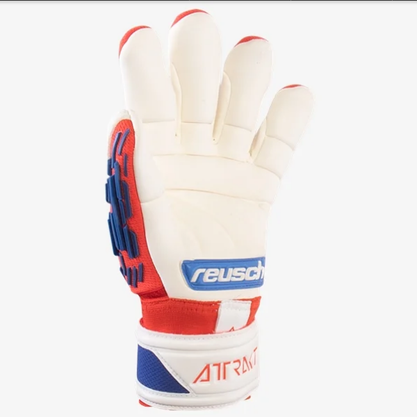 Reusch Attrakt Freegel Gold Finger Support GK Gloves Goalkeeper   - Third Coast Soccer