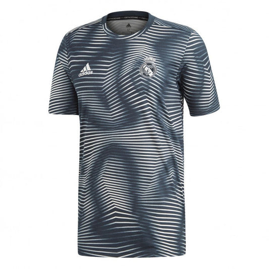 adidas Reral Madrid Pre-Match Jersey 18/19 Club Replica Mens Small Tech Onix/White - Third Coast Soccer