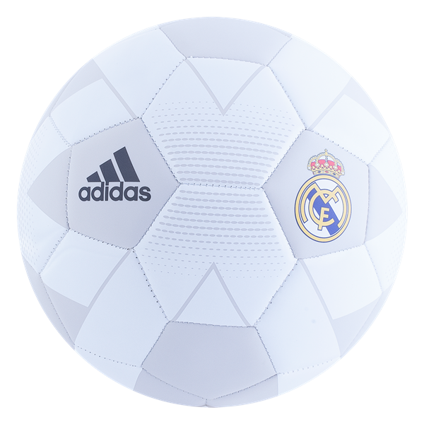 adidas Real Madrid Ball - Cream White/Grey/Black Balls Cream White/Grey One/Black Size 5 - Third Coast Soccer