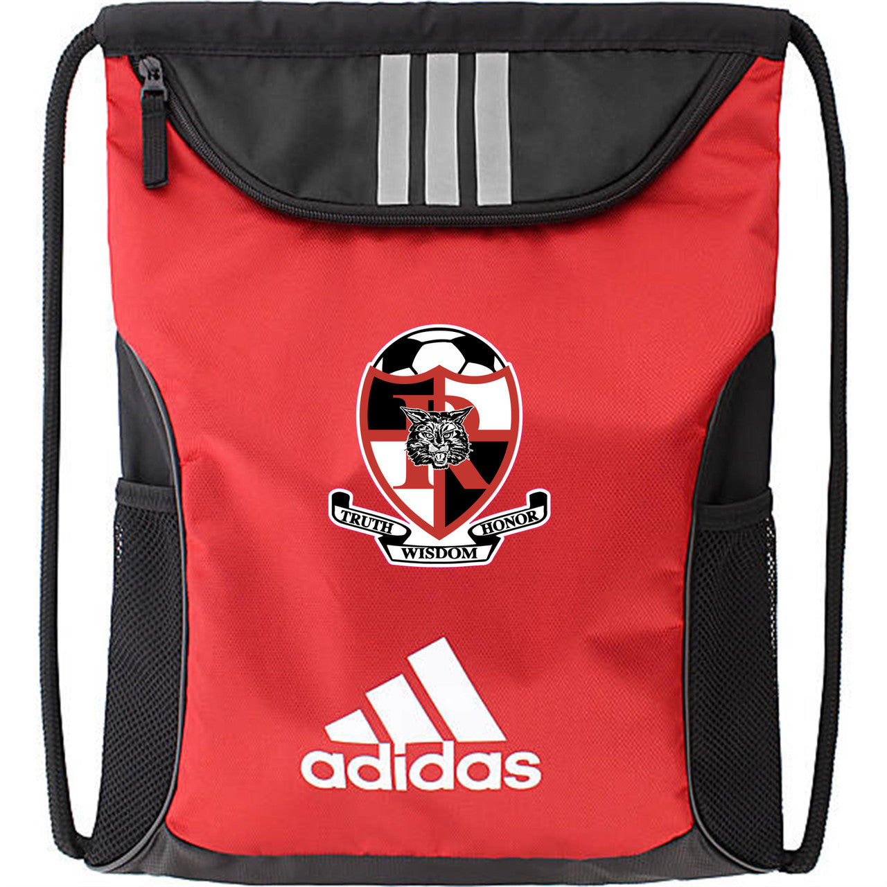 adidas Ruston Team Issue Sackpack Ruston HS Red  - Third Coast Soccer