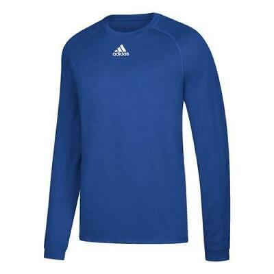 adidas Climalite LS Tee Training Wear Collegiate Royal Mens Small - Third Coast Soccer