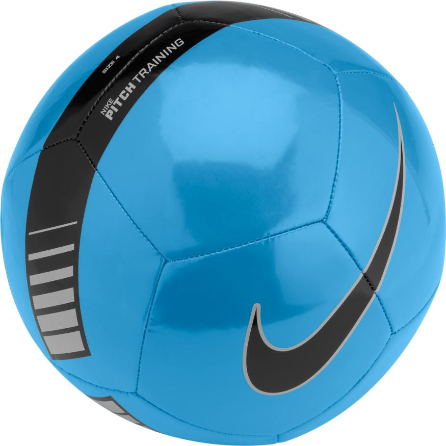 Nike Pitch Training Ball - Cyan/Silver/Black Balls Cyan/Silver/Black Size 5 - Third Coast Soccer