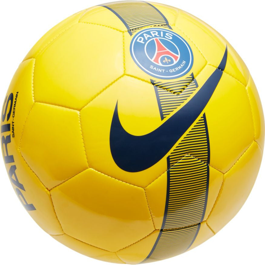 Nike Paris St. Germain Supporters Ball - Chrome Yellow/Binary Blue Balls Chrome Yellow/Binary Blue 5 - Third Coast Soccer
