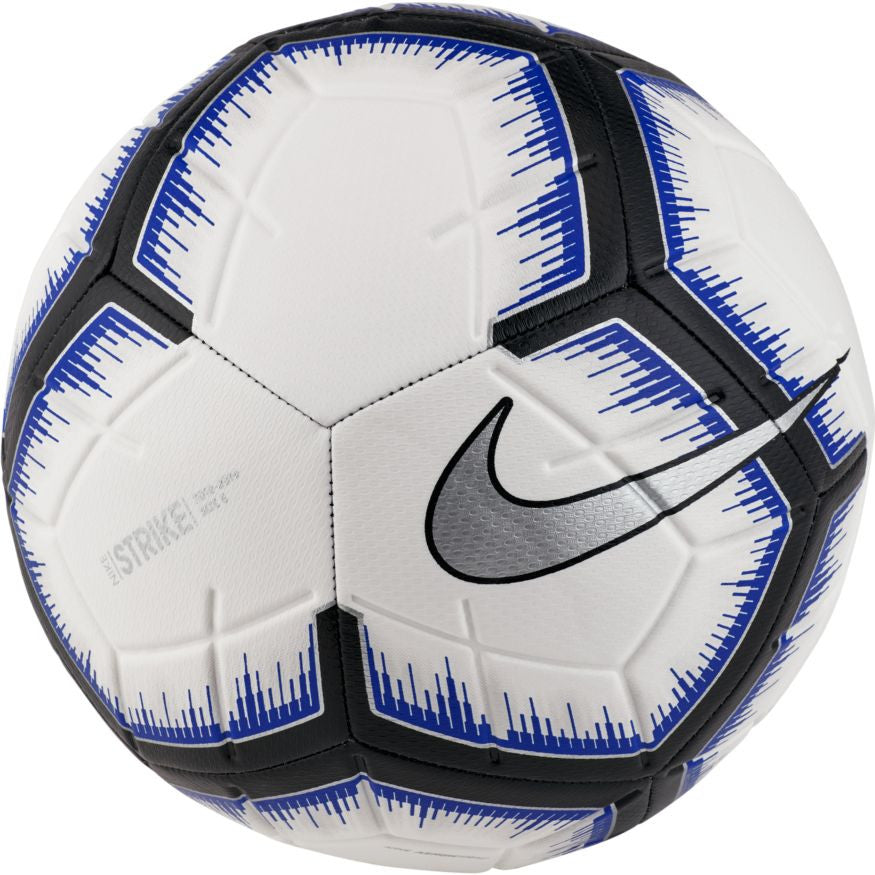 NIKE STRIKE BALL Balls White/Black/Racer Blue Size 5 - Third Coast Soccer