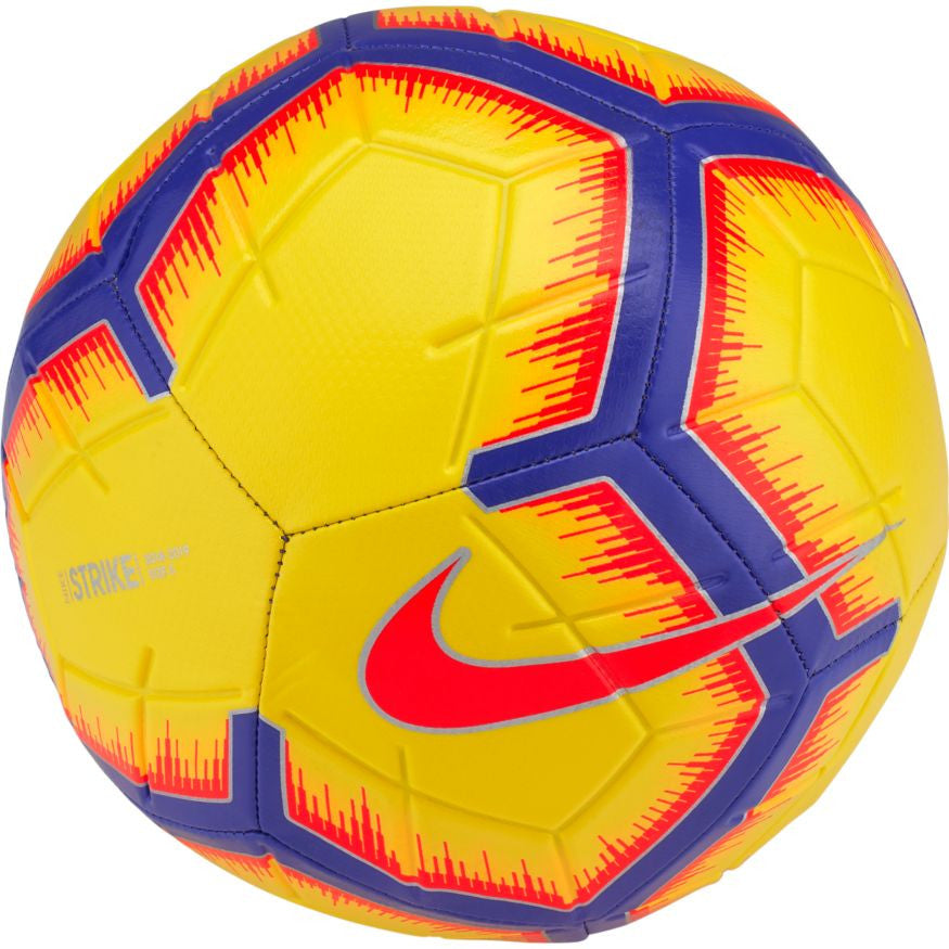 NIKE STRIKE BALL Balls Size 5 Yellow/Purple/Crimson - Third Coast Soccer