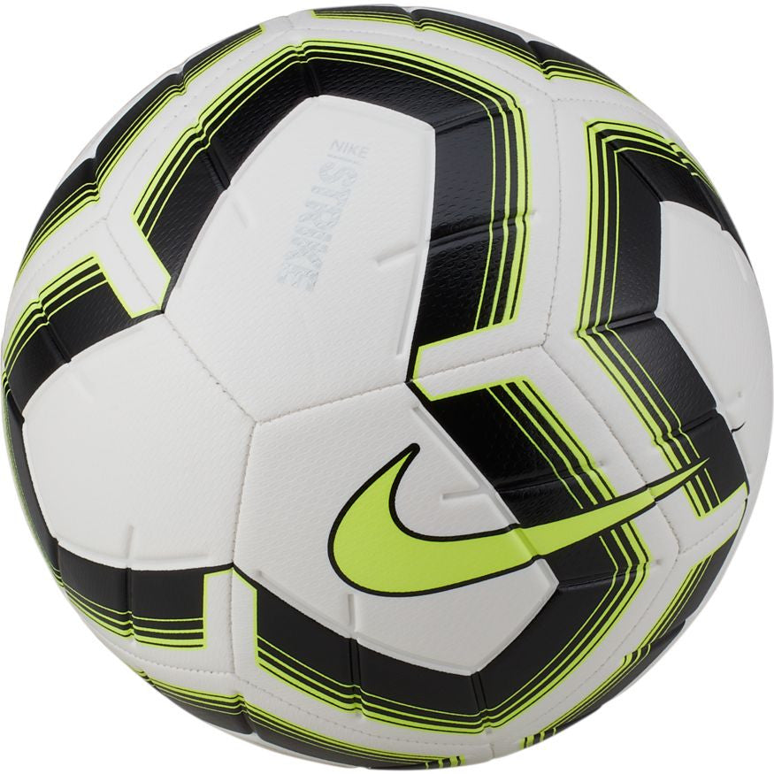 Nike Team Strike Ball Nikesc3535-100 Balls Size 5 White/Black/Volt - Third Coast Soccer