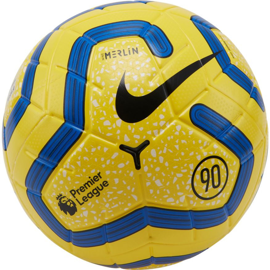 Nike Premier League Merlin Ball Balls Size 5 Yellow/Blue/Black - Third Coast Soccer