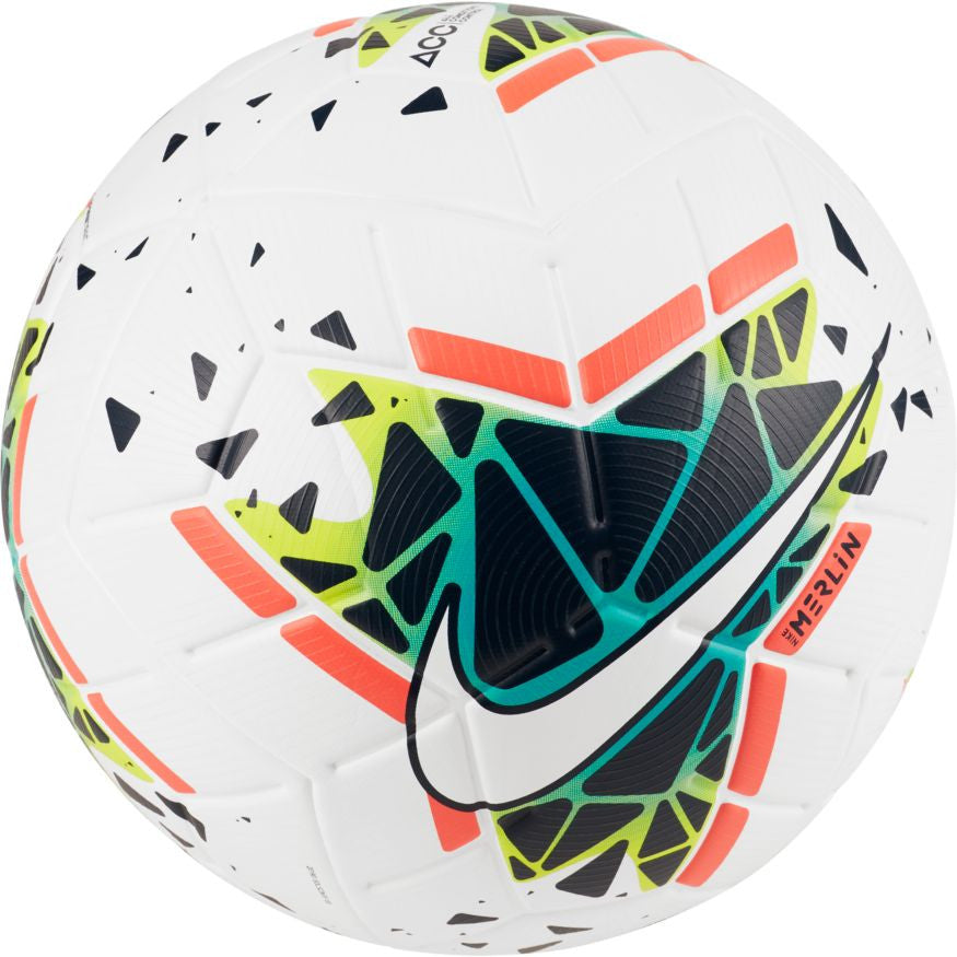Nike Merlin Ball - White/Obsidian/Blue Balls Size 5 White/Obsidian/Blue Fury - Third Coast Soccer