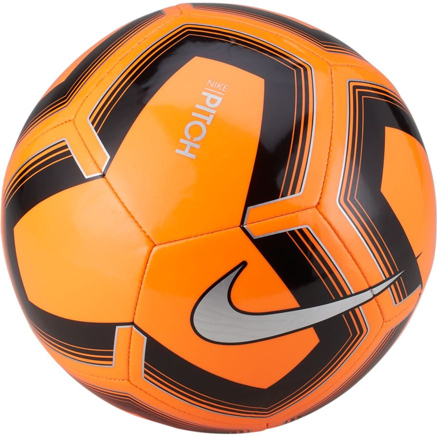 Nike Pitch Training Ball - Total Orange/Black/Silver Balls Size 5 Total Orange/Black/Silver - Third Coast Soccer