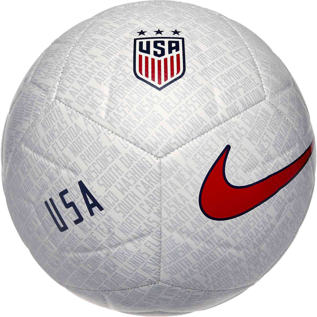 Nike U.S. Strike Ball Balls Size 5 White/Platinum/Red/Blue - Third Coast Soccer