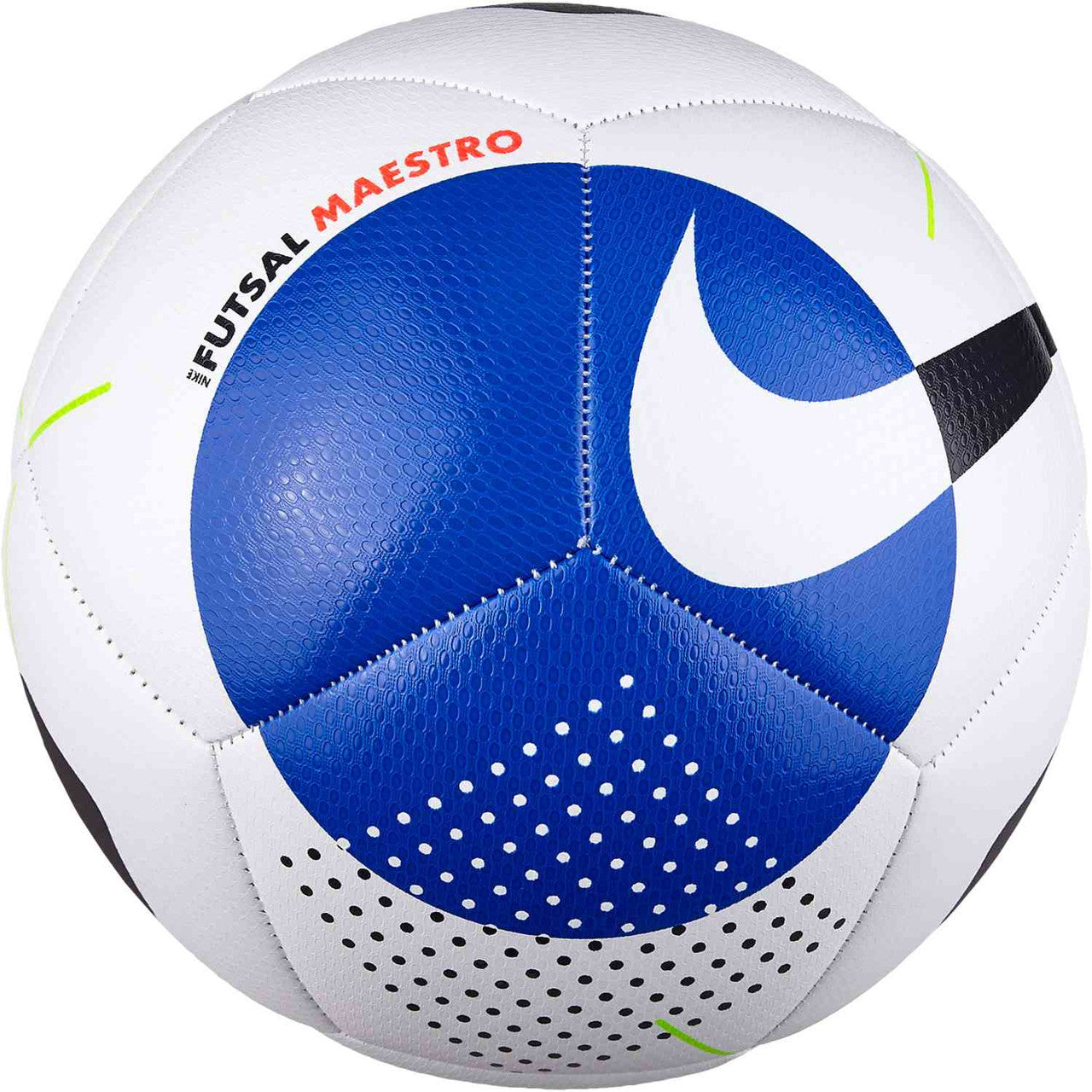 Nike Maestro Futsal Ball -White/Blue/Black Balls Futsal Senior White/Racer Blue/Black - Third Coast Soccer