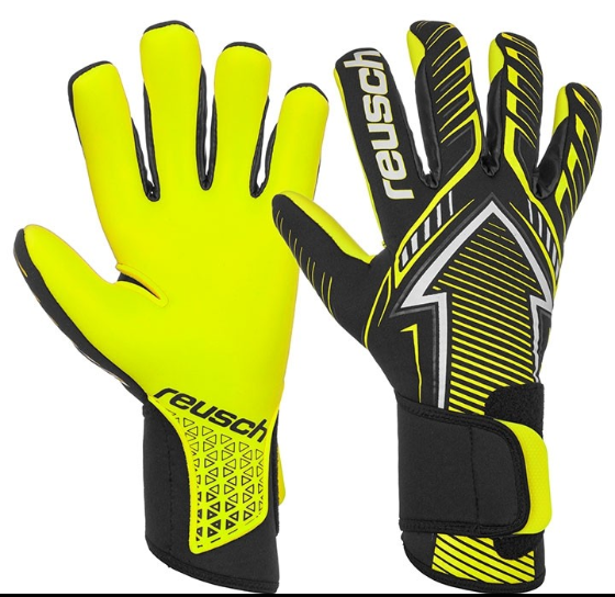 Reusch Pure Contact Freccia G3 Gloves Size 11 Black/Neon Yellow - Third Coast Soccer