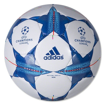 adidas Finale 15 Mini Ball - White/Bright Cyan/Bright Blue Balls   - Third Coast Soccer