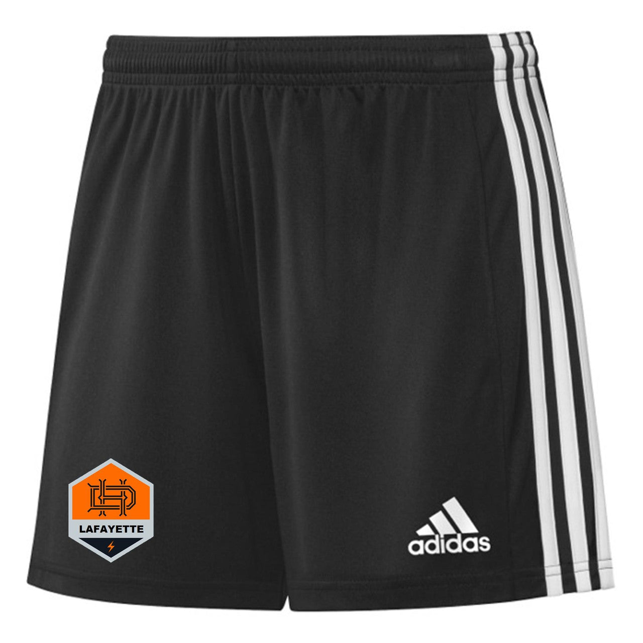 Adidas Dynamo Lafayette Womens Squadra 21 Short - Black Shorts Womens Extra Small Black/White - Third Coast Soccer
