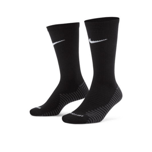 Nike Squad Crew Sock - Black Socks Small (1Y-4Y) Black/White - Third Coast Soccer