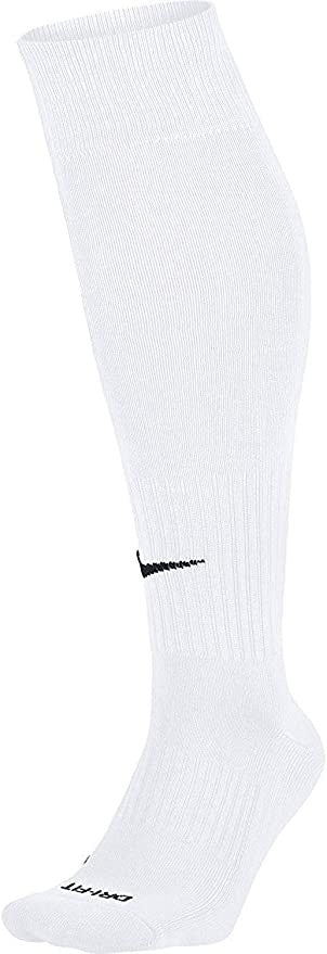 Nike Barbe Classic II Sock Barbe High School White Large (9-13) - Third Coast Soccer