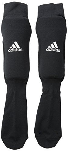 adidas Youth Sock Guard - Black Youth Shinguards Black/White Small - Third Coast Soccer