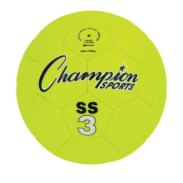 Champion Super Soft Soccer Ball - Fluorescent Yellow Balls Fluorescent Yellow 3 - Third Coast Soccer