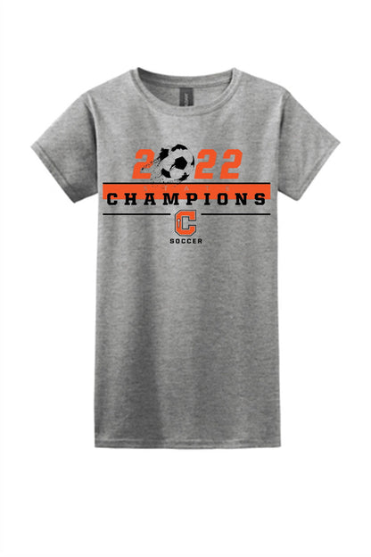Catholic High 2022 State Champions Womens SS Tee Training Wear   - Third Coast Soccer