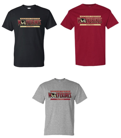 Northlake Christian Softball Short-Sleeve T-Shirt - Black, Sport Grey or Garnet NCS Softball   - Third Coast Soccer