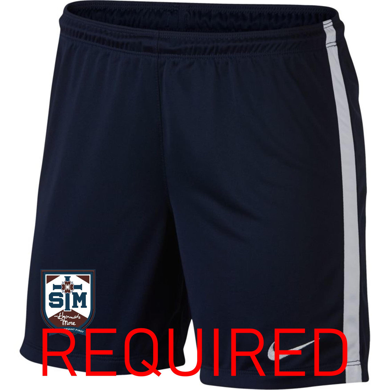 Nike STM Women's League Knit Short - Navy/White St. Thomas More Navy/White Womens Extra Small - Third Coast Soccer