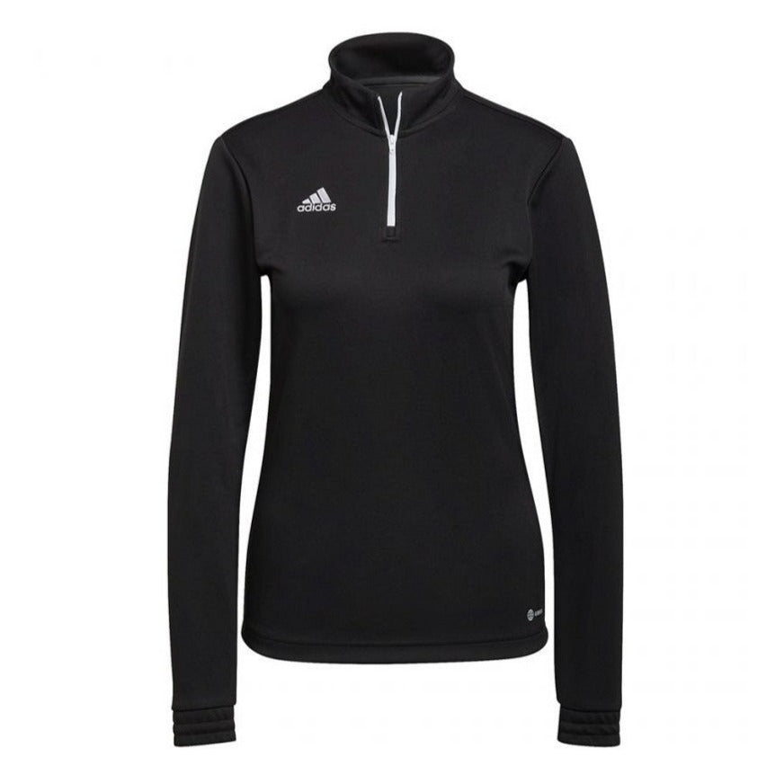 adidas Women's Entrada 22 Training Top - Black Training Wear   - Third Coast Soccer
