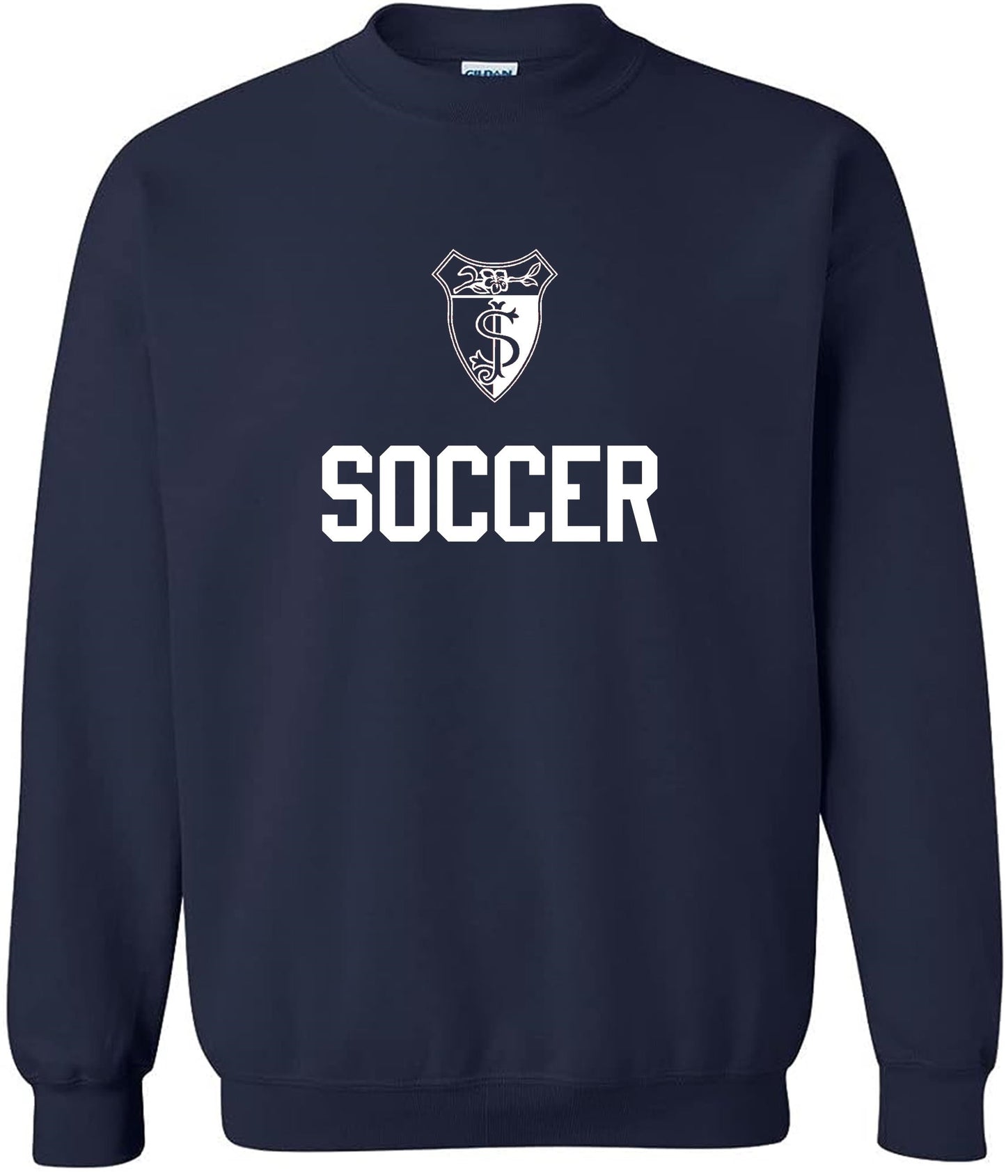 SJA Crewneck Sweatshirt St. Joesphs Academy Navy Mens Small - Third Coast Soccer