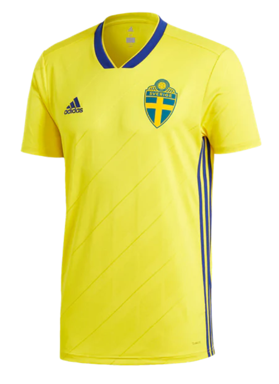 adidas Sweden Home Jersey 2018 International Replica Yellow/Mysink Mens Small - Third Coast Soccer