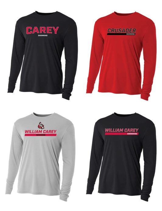 WCU Swimming Youth Long-Sleeve Performance Shirt WCU Swim   - Third Coast Soccer