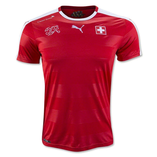 PUMA Switzerland Home Jersey 2016 International Replica Red Small - Third Coast Soccer