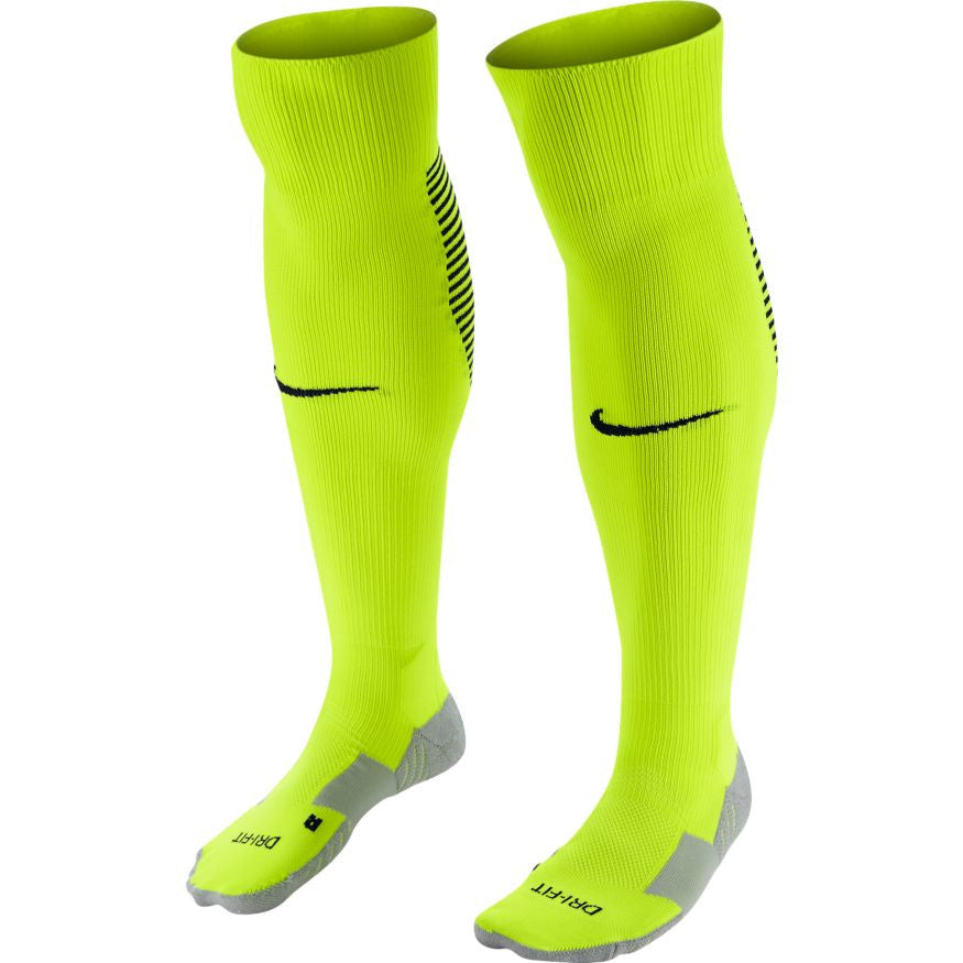 Nike Sysc Team Matchfit Sock Socks Volt/Black Small (1Y-4Y) - Third Coast Soccer