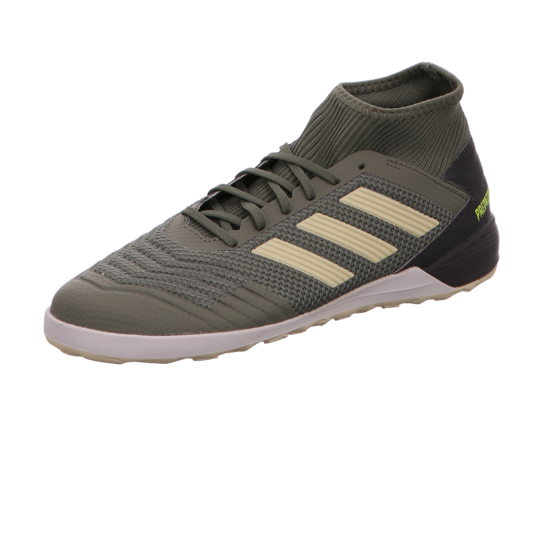 adidas Predator 19.3 Indoor Mens Indoor Mens 6.5 Legacy Green/Sand/Solar Yellow - Third Coast Soccer