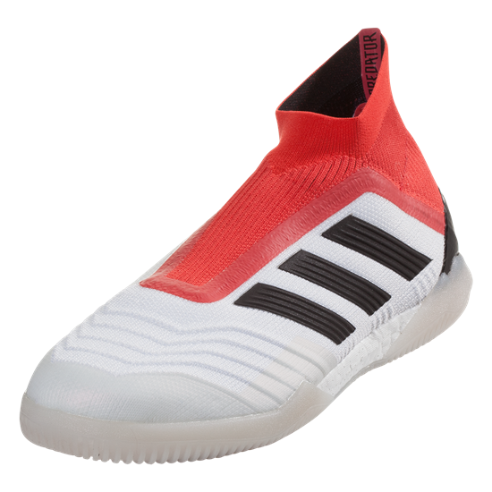 Adidas Predator Tango 18+ IN - White/Black/Real Coral Mens Indoor White/Black/Reacore Mens 6.5 - Third Coast Soccer