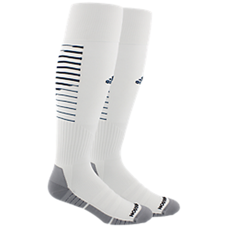 Adidas Latdp Team Speed II Socks - White Socks Small (1Y-4Y) White/Black - Third Coast Soccer