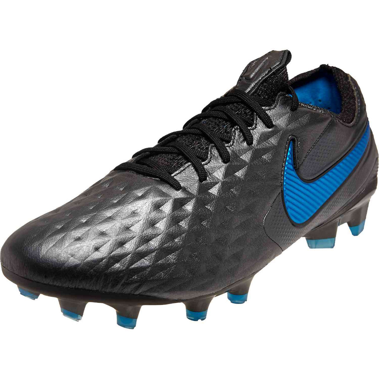 Nike Tiempo Legend 8 Academy FG/MG - Black/Blue Hero Mens Firm Ground Mens 6.5 Black/Blue Hero - Third Coast Soccer