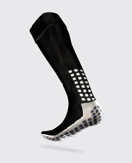 TRUsox Full Length Sock Socks Black Medium - Third Coast Soccer
