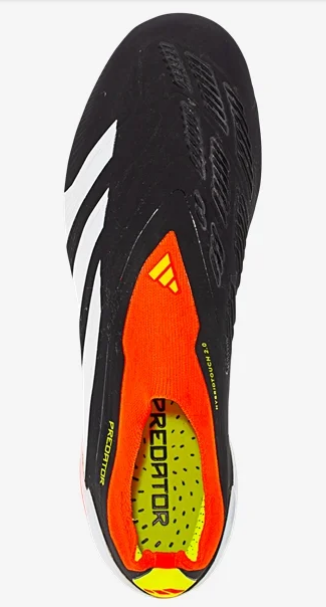 adidas Predator Elite Laceless FG - Black/White/Solar Red Mens Footwear   - Third Coast Soccer