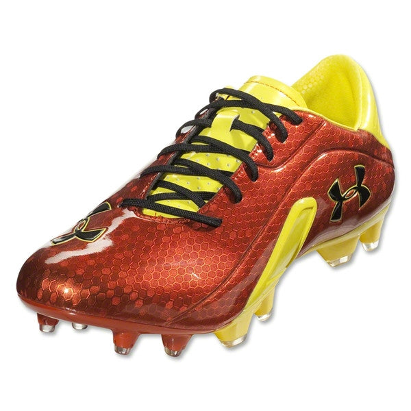 Under Armour Blur III FG Mens Footwear Red/Black/Pirate Blue 7.5 - Third Coast Soccer