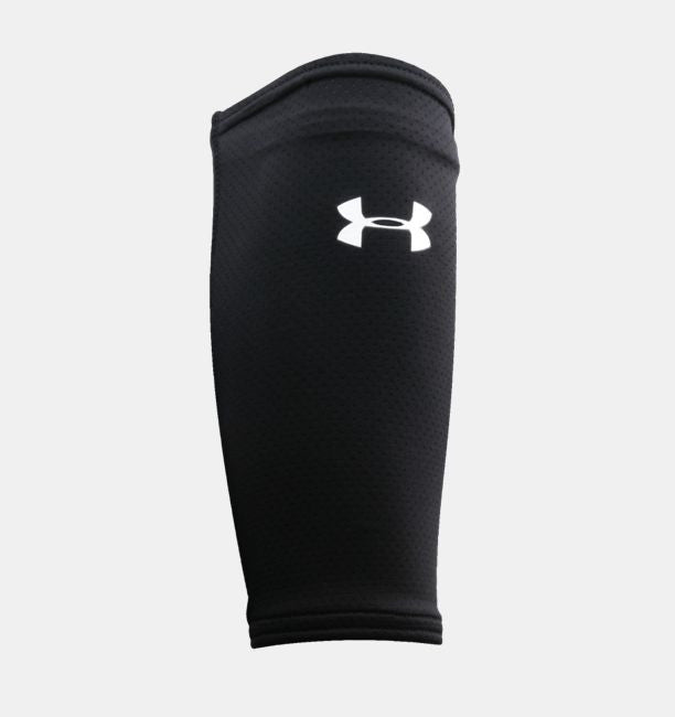 Under Armour Shinguard Sleeves - Black Shinguard Accessories Black Small - Third Coast Soccer