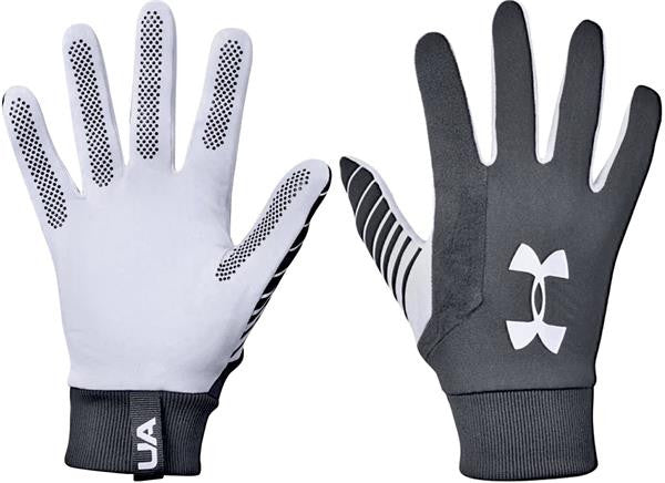 Under Armour Field Player Glove 2.0 Gloves Black/White X-Large - Third Coast Soccer