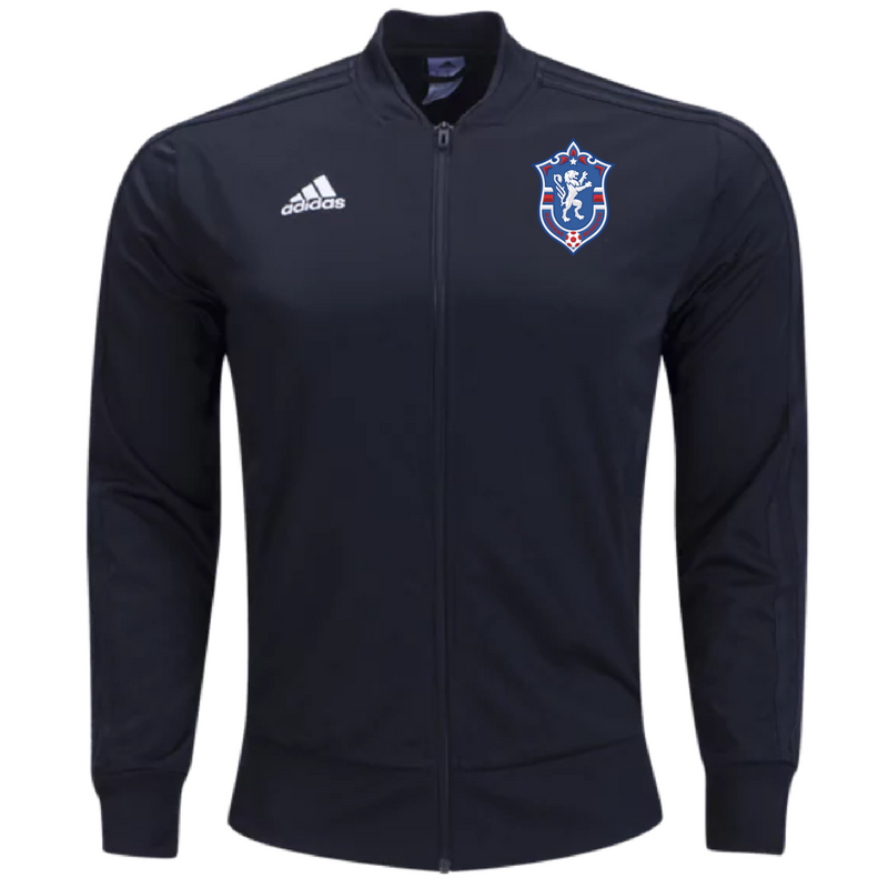 adidas Rangers Condivo 18 Training Jacket Gulf Coast Rangers Black/White Mens Small - Third Coast Soccer